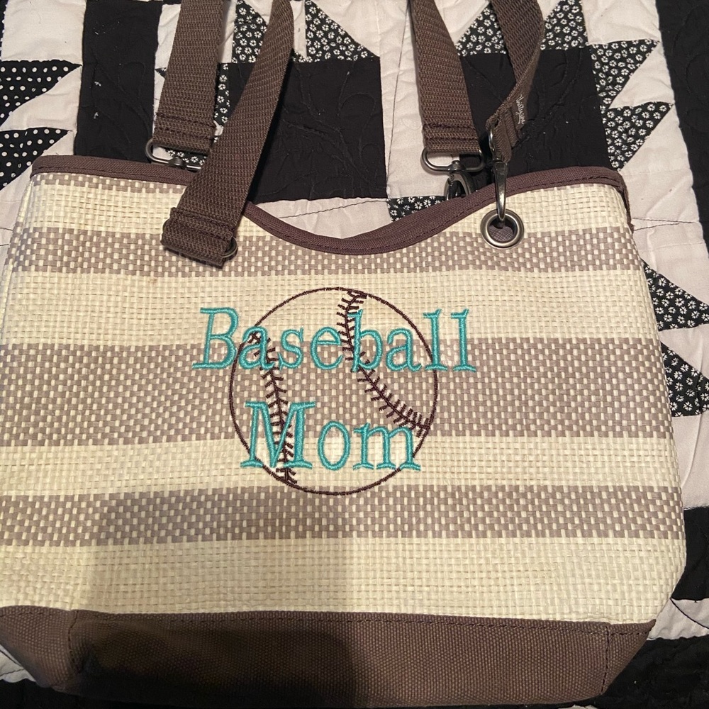Baseball mom thirty-one purse
